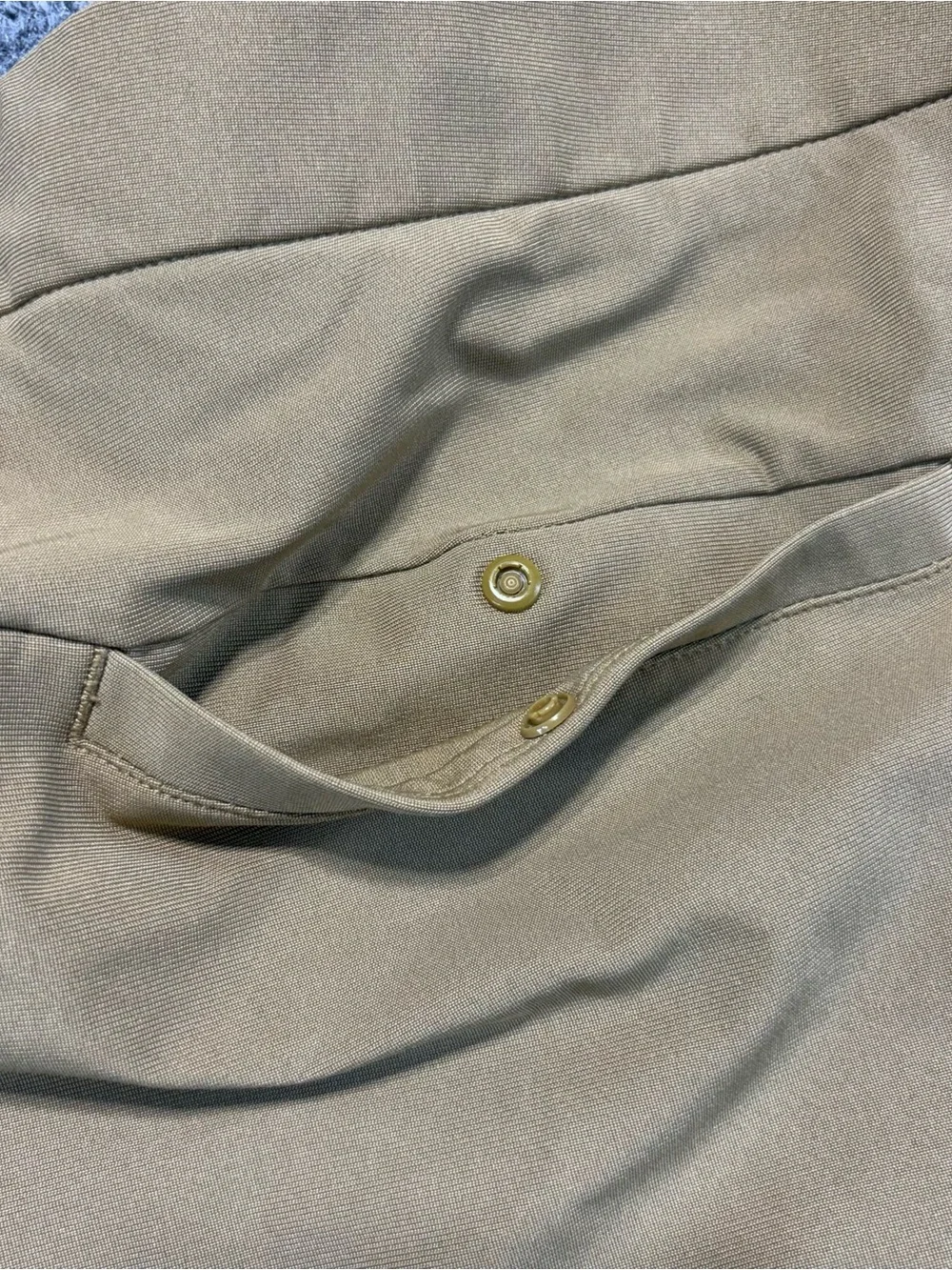 CRZ YOGA Men's Size 36 × 26 Golf Pants Tan Khaki Stretch Quick Dry Chino